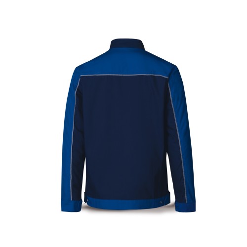 588CCAAZ Chaqueta CANVAS azulina/azul marino poliéster/algodón 245 gr.